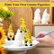 6 Sets Sunflower Gnome Ceramics to Paint Ready to Paint Your Own Ceramic Gnome Statues DIY